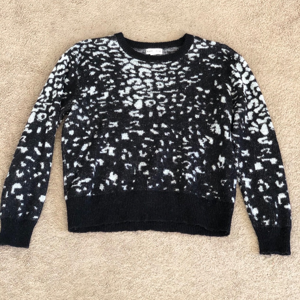 Leopard print sweater